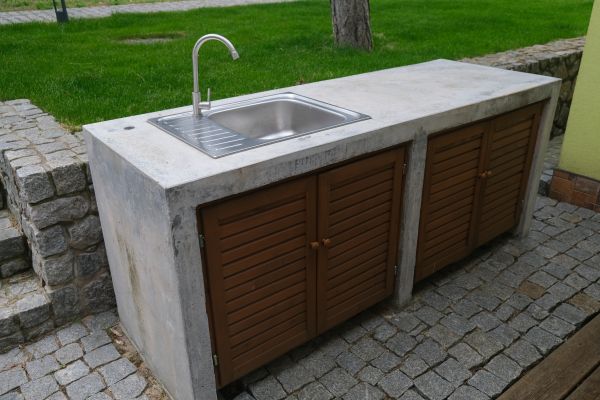 Exterior Cabinet Installation in Round Rock